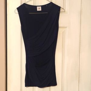 CAbi Sleeveless Top #5071 XS Navy